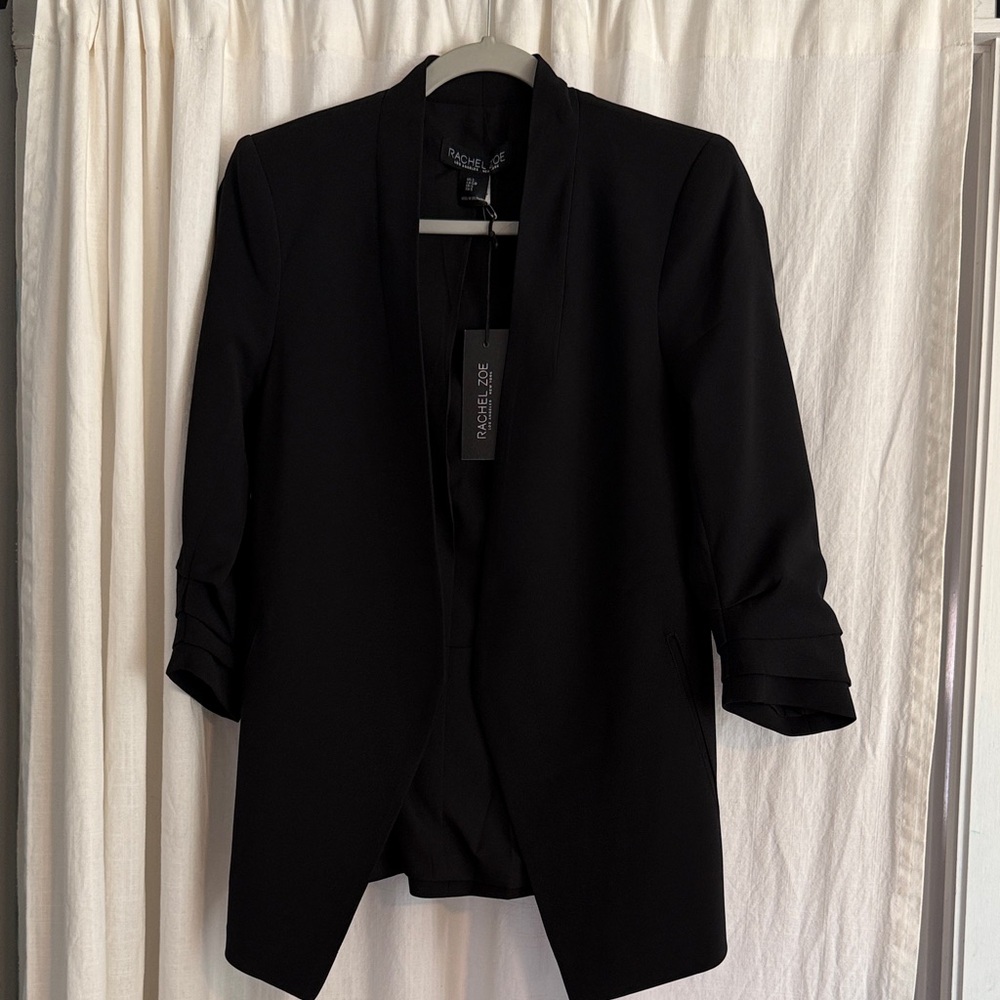 Rachel Zoe Women's Elegant Black Suit Jacket